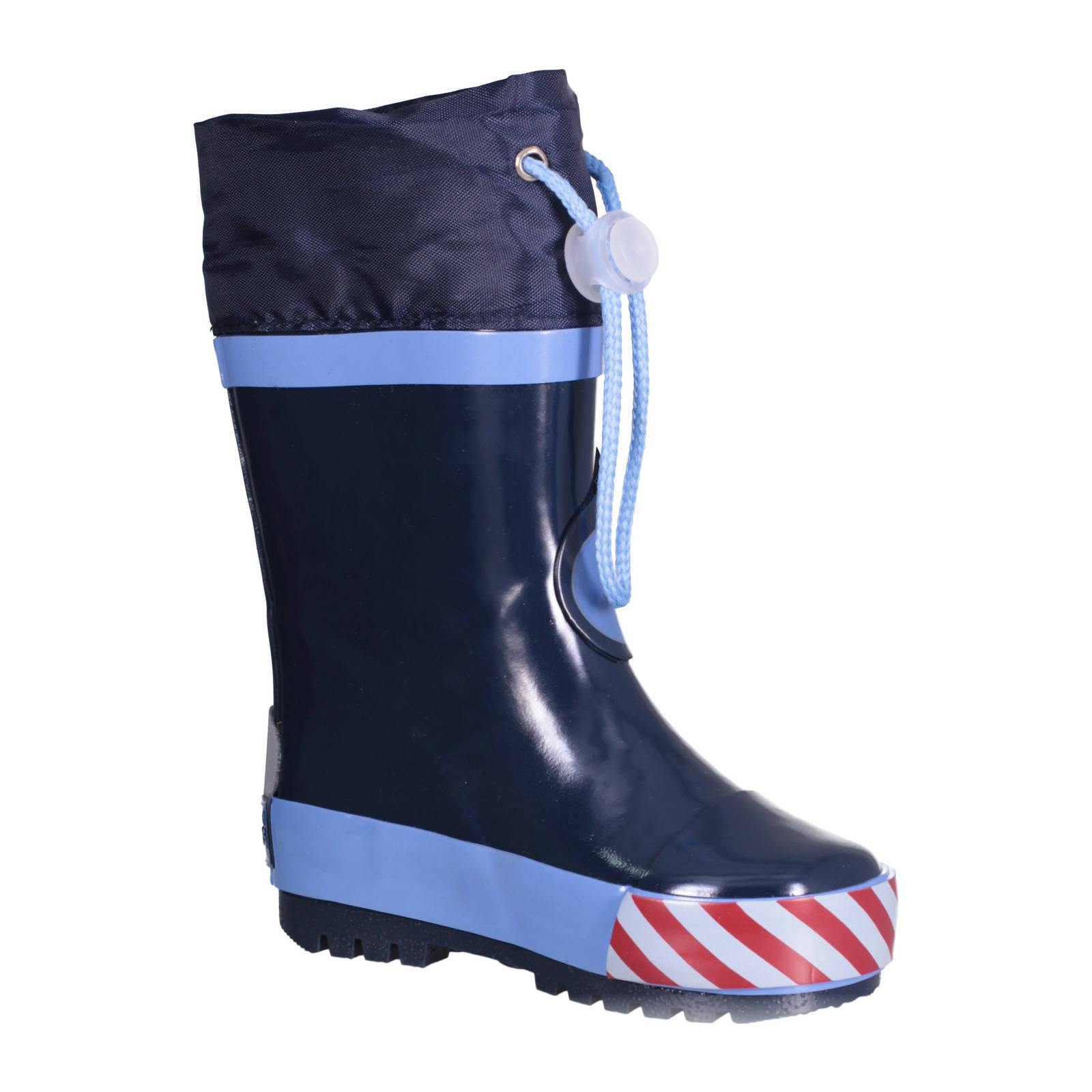 Playshoes Construction regenlaarzen met print donkerblauw Playshoes Construction regenlaarzen met print donkerblauw