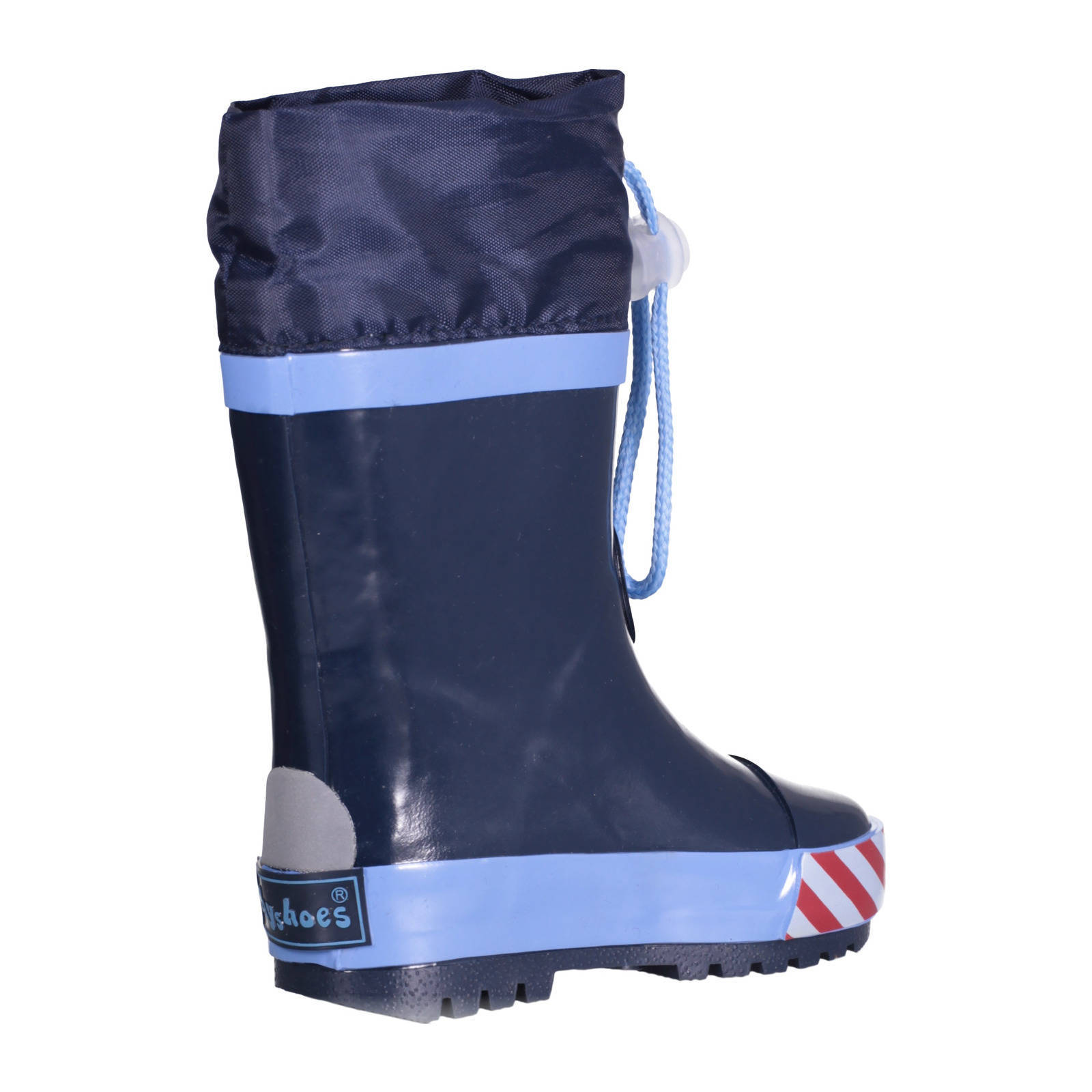 Playshoes Construction regenlaarzen met print donkerblauw Playshoes Construction regenlaarzen met print donkerblauw