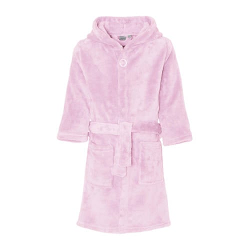 Playshoes fleece badjas lichtroze afbeelding