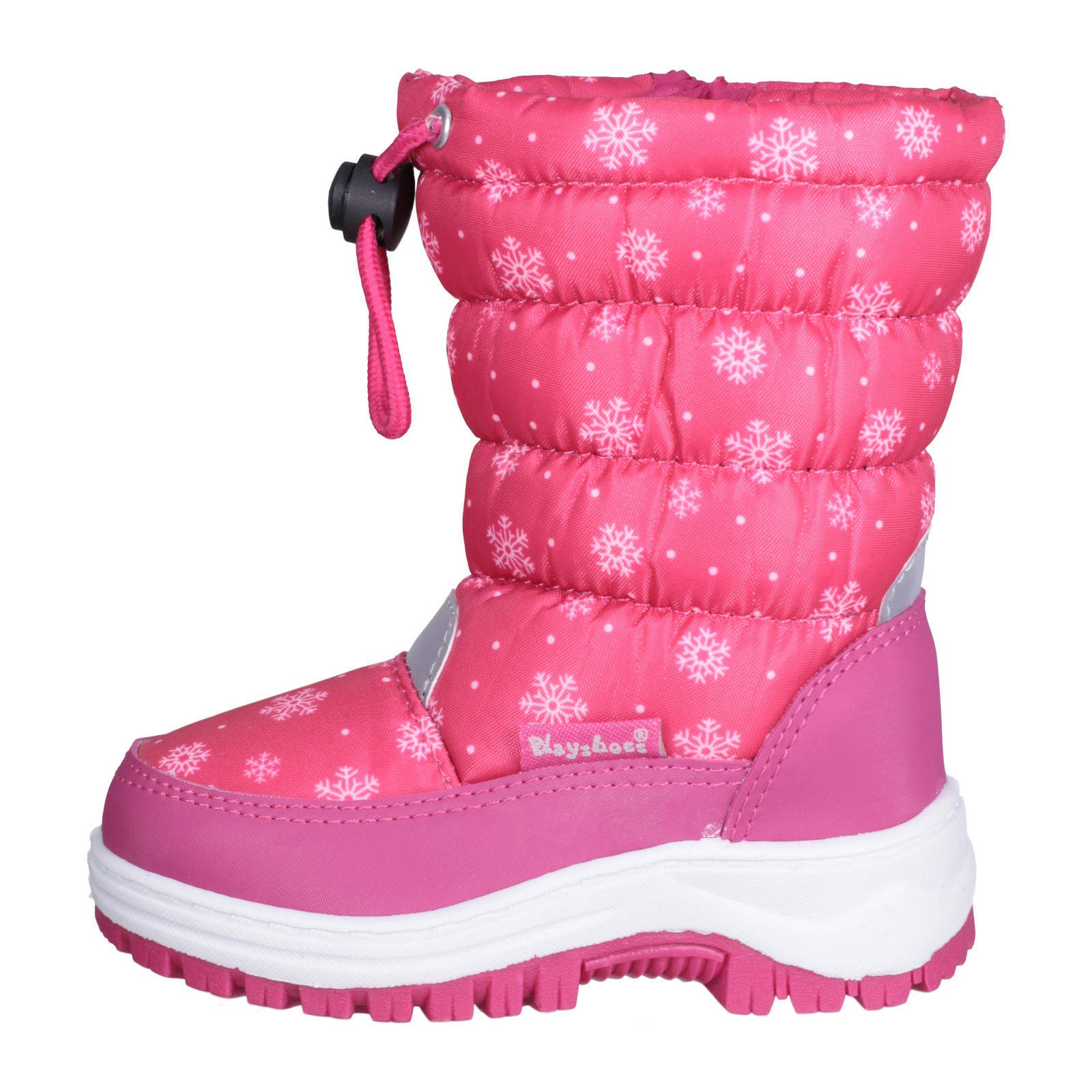 Playshoes Outer Space snowboots sneeuwvlokjes roze online kopen