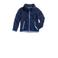 Playshoes fleece vest donkerblauw/lichtblauw