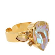 thumbnail: Otazu gold plated ring met Swarovski Kristallen Orchid