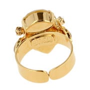 thumbnail: Otazu gold plated ring met Swarovski Kristallen Orchid