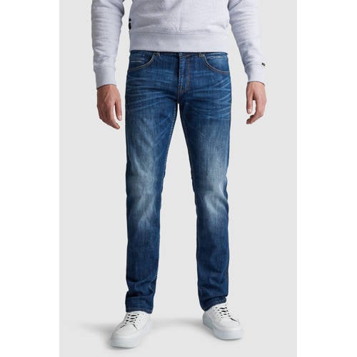 PME Legend regular straight fit jeans Nightflight MVB donkerblauw