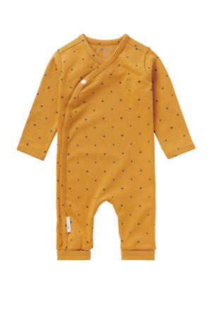 baby boxpak Noorvik met sterren en borduursels oker/geel