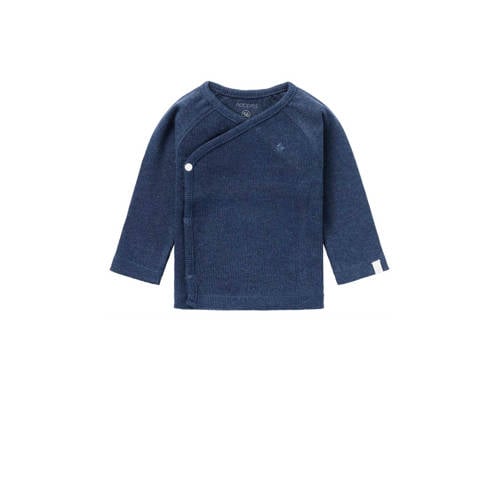Noppies baby baby longsleeve Nanyuki met borduursels donkerblauw afbeelding
