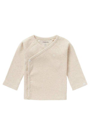 baby longsleeve Nanyuki met borduursels beige