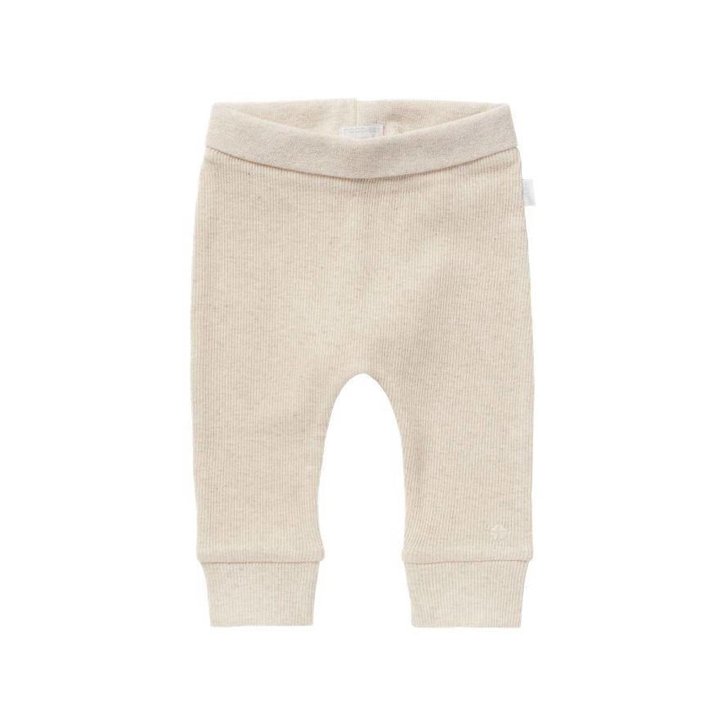 Beige Noppies baby broek Naura van katoen met regular fit, regular waist, elastische tailleband en effen