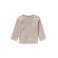 Noppies baby gemêleerde ribgebreide longsleeve Natal met katoen taupe melange