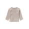 Noppies gemêleerde ribgebreide longsleeve Natal met katoen taupe melange
