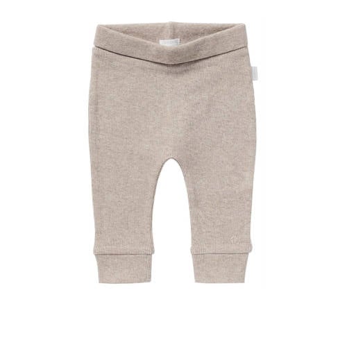 Noppies baby baby broek Naura met katoen taupe melange afbeelding