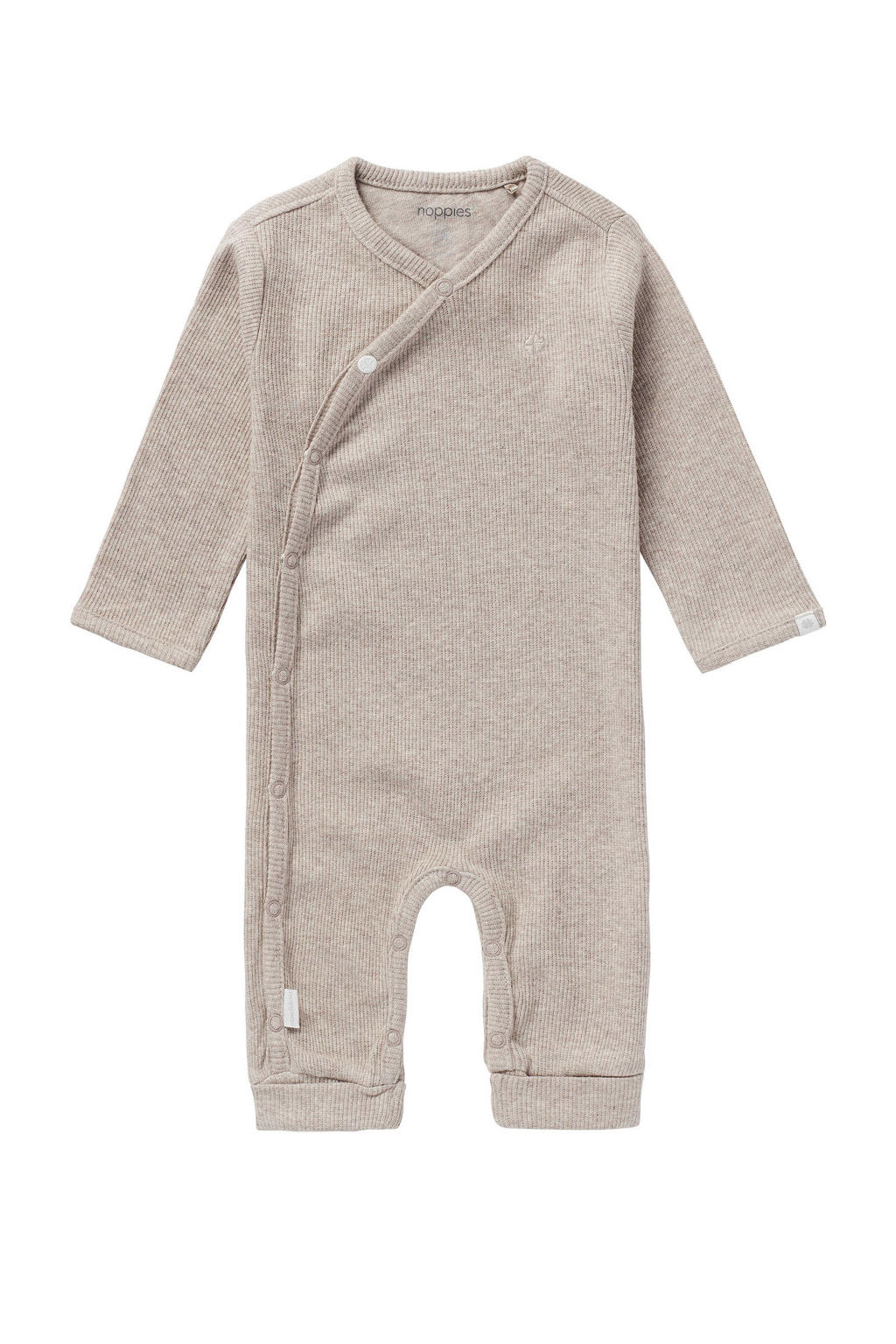 Noppies baby boxpak Nevis met borduursels taupe melange