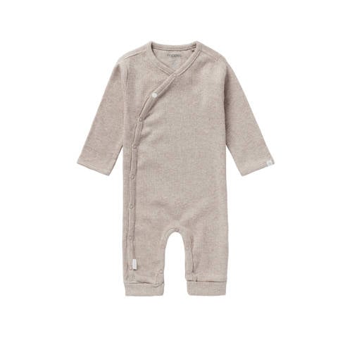 Noppies baby baby boxpak Nevis met borduursels taupe melange afbeelding