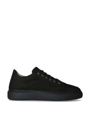 nubuck sneakers zwart