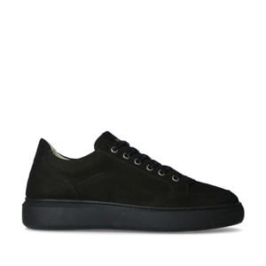 nubuck sneakers zwart