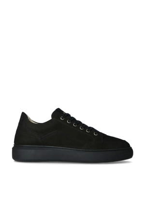 nubuck sneakers zwart