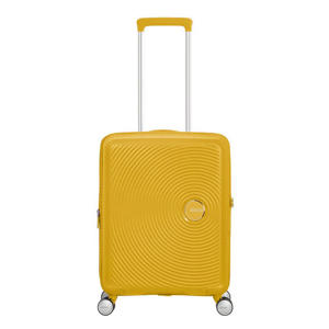 trolley Soundbox Spinner 55 cm. Expandable geel