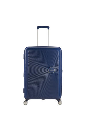  trolley Soundbox Spinner 67 cm. Expandable donkerblauw