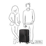 thumbnail: American Tourister  trolley Soundbox Spinner 67 cm. Expandable geel