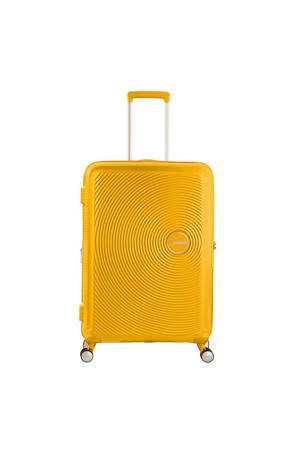 trolley Soundbox Spinner 67 cm. Expandable geel
