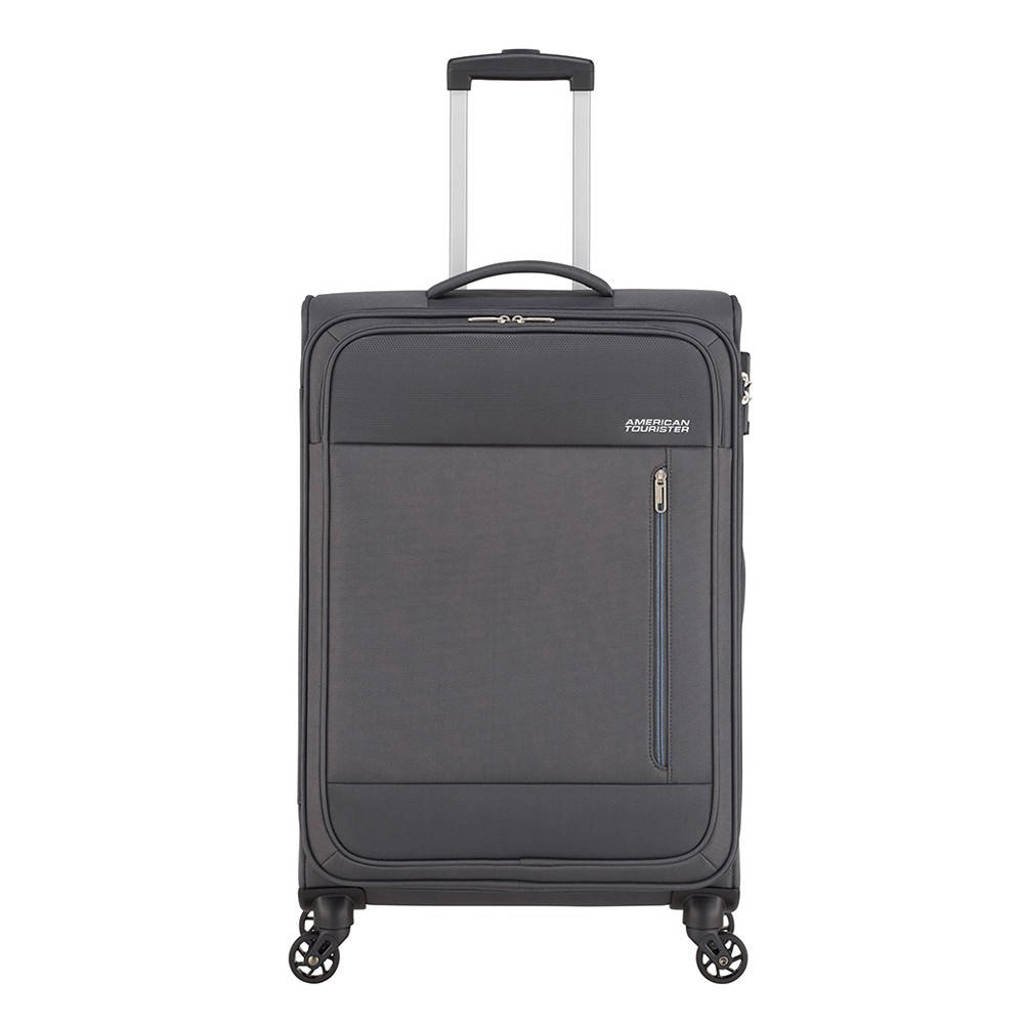 American Tourister  trolley Heat Wave Spinner 68 cm. antraciet, Grijs