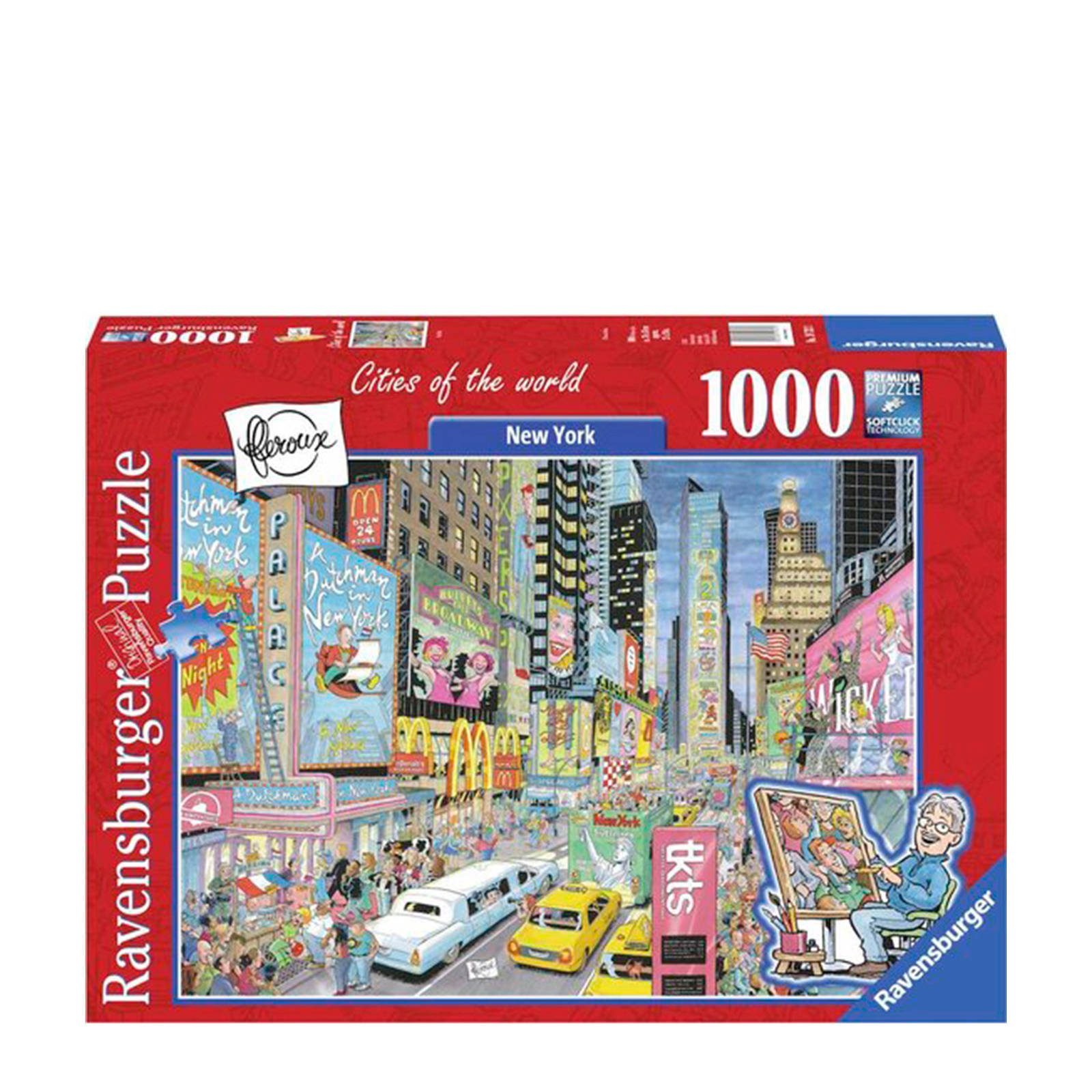 Ravensburger Puzzel 1000 Stukjes Fleroux New York City, Leeftijd Vanaf 14 online kopen