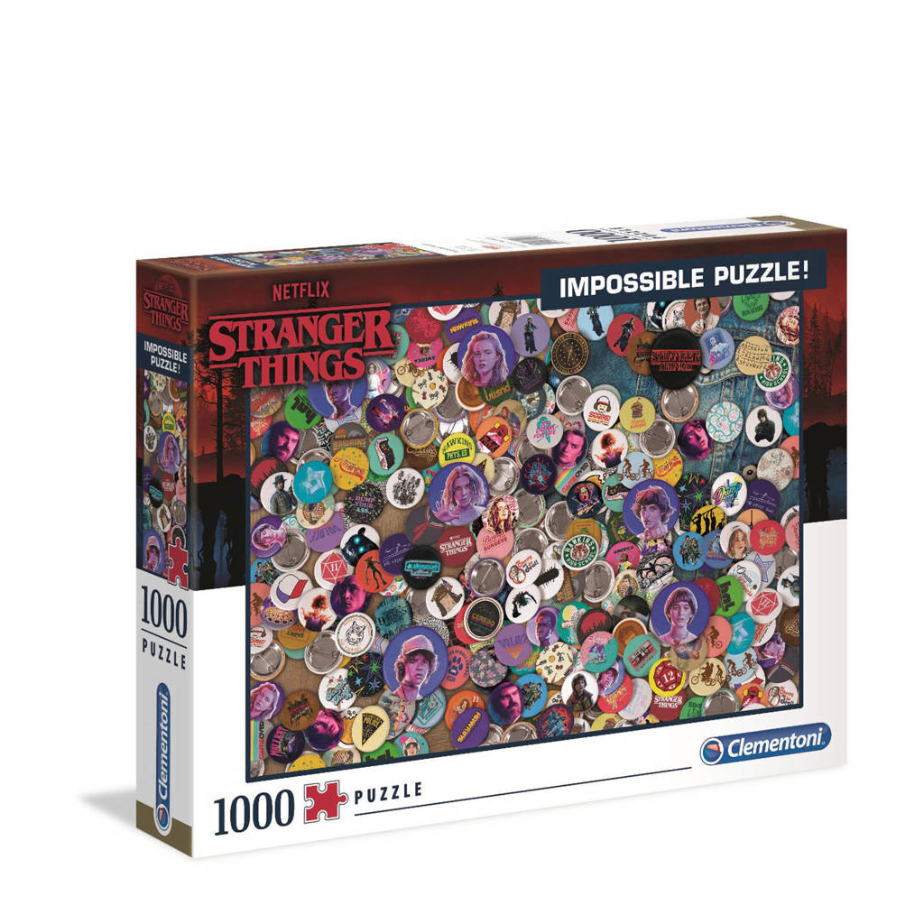 Clementoni Stranger things - Impossible puzzle  legpuzzel 1000 stukjes