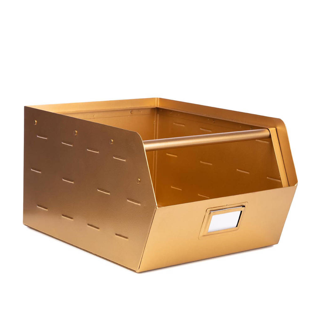Kidsdepot decoratieve opbergbak Original, Goud