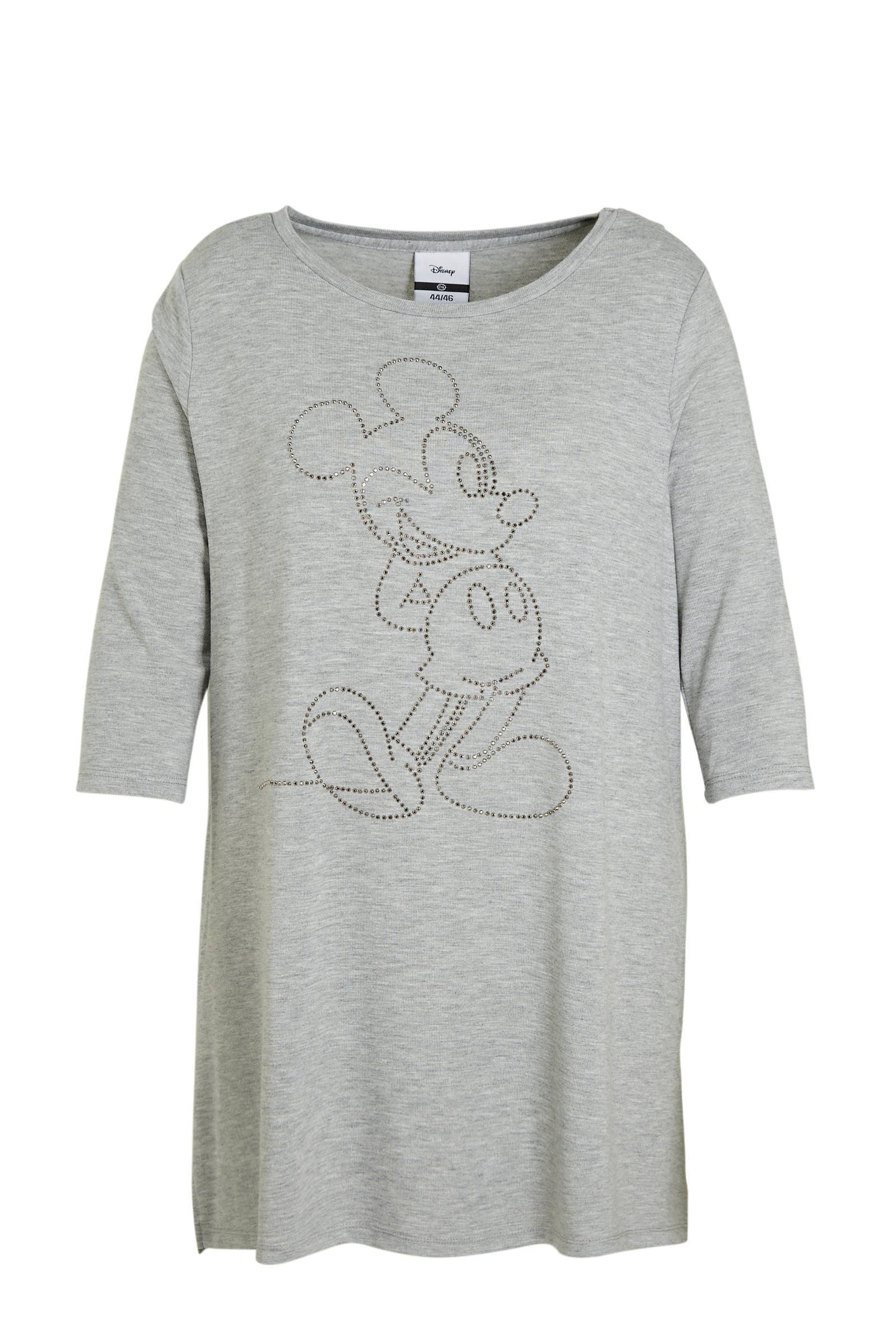 Disney @ C&A gemêleerd Mickey Mouse T shirt grijs | wehkamp Disney @ C&A Mickey Mouse T shirt | wehkamp