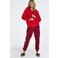 Hunkemöller teddy loungevest met capuchon rood
