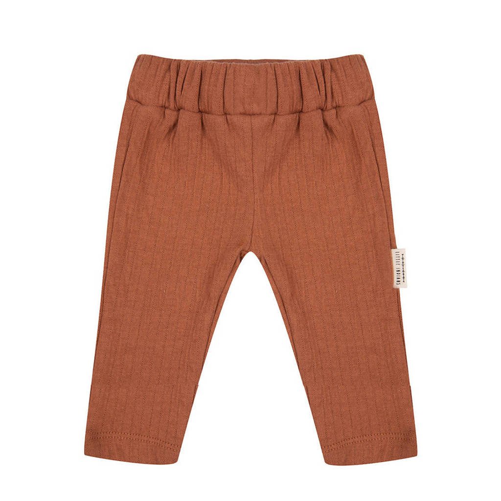 Little Indians baby slim fit broek bruin, Bruin