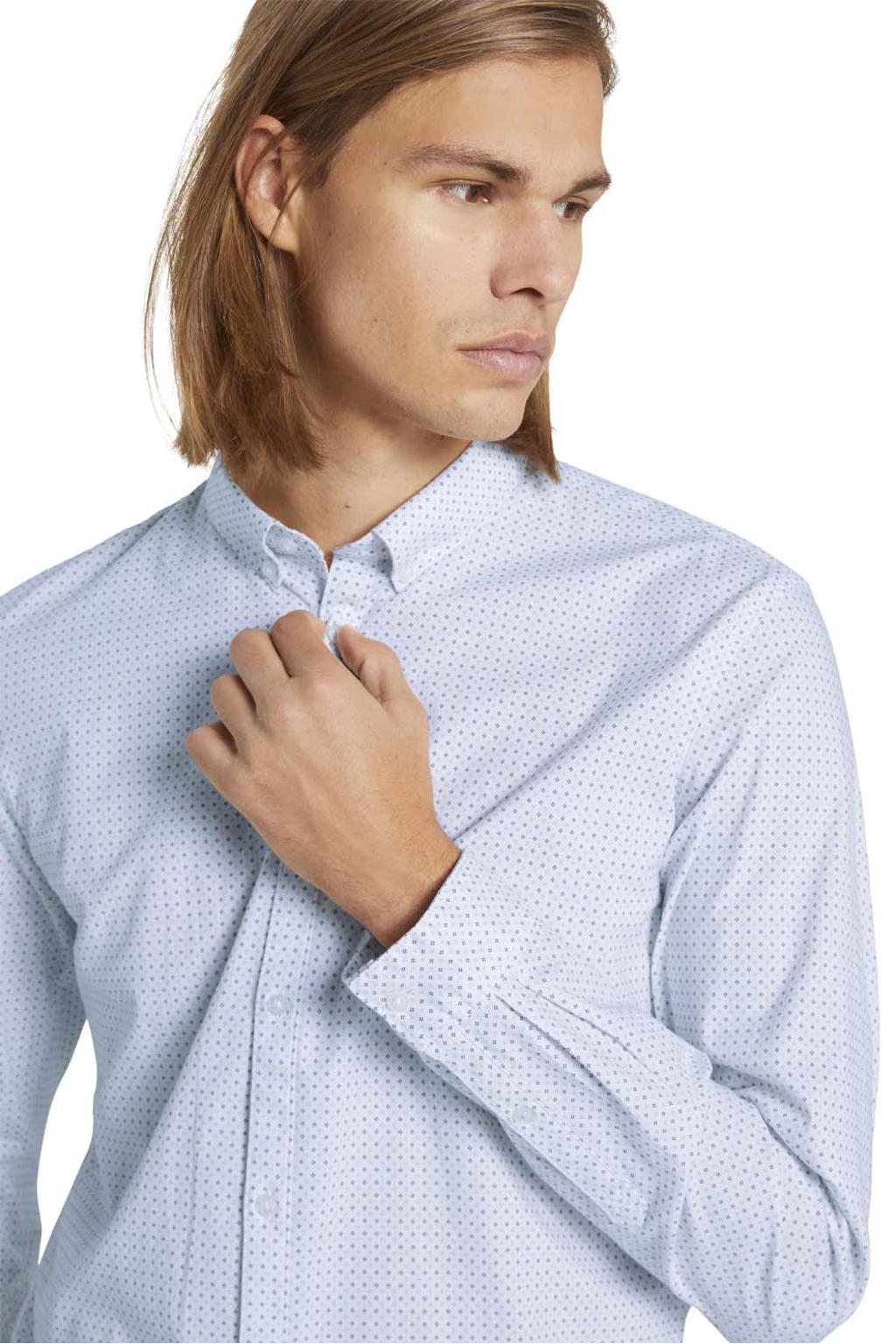 Tom Tailor blauwe heren overhemd | Shop nu bij Tom Tailor blauwe heren overhemd | Shop nu bij