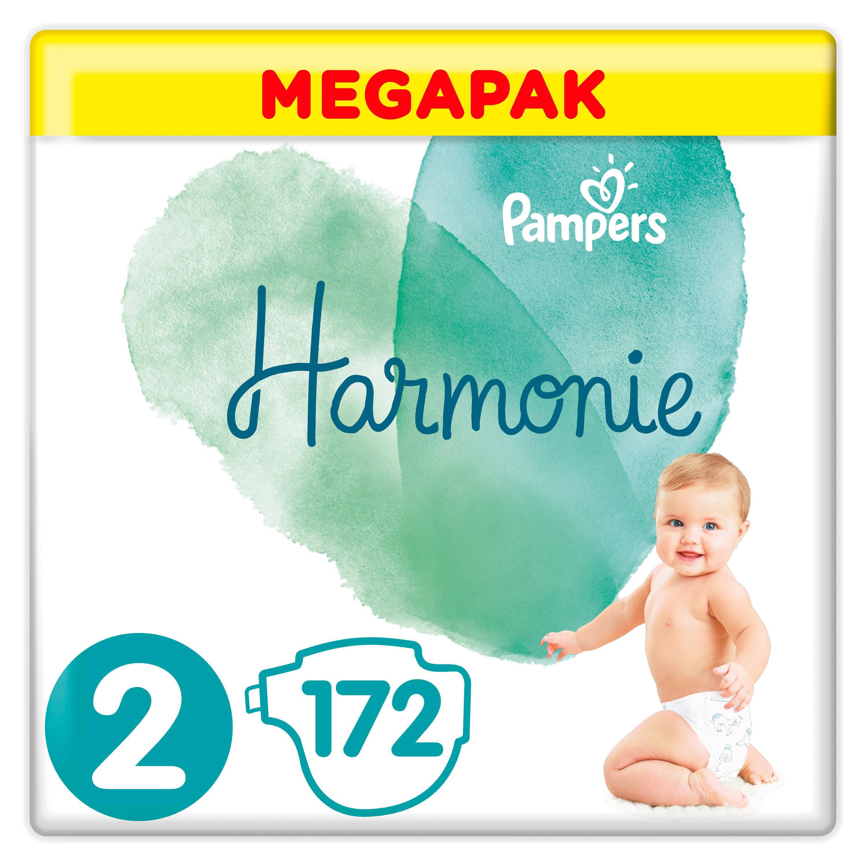 Pampers Harmonie Megapack Maat 2 (4-8kg) 172 luiers online kopen
