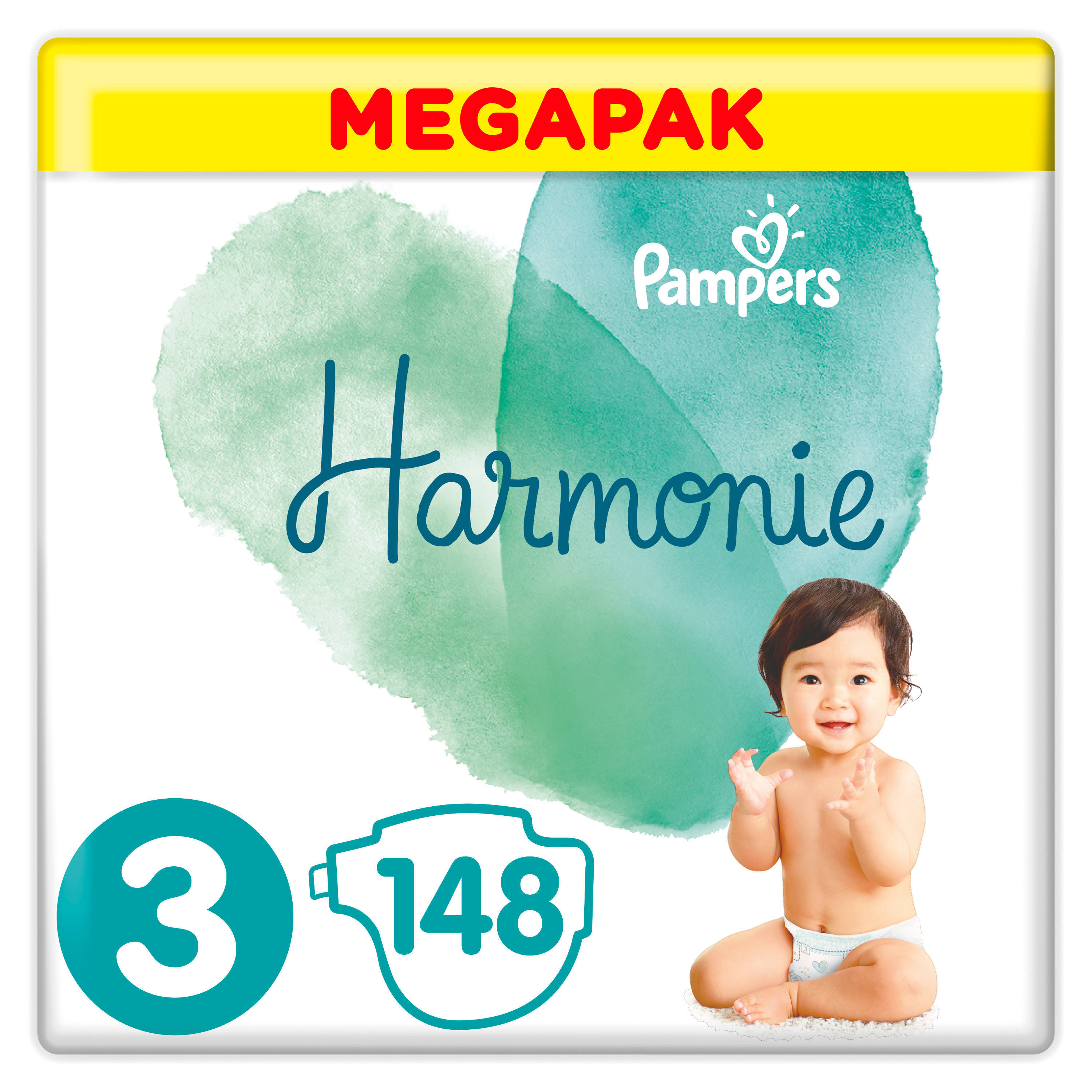 Pampers Harmonie Megapack Maat 3 (6-10kg) 148 luiers online kopen