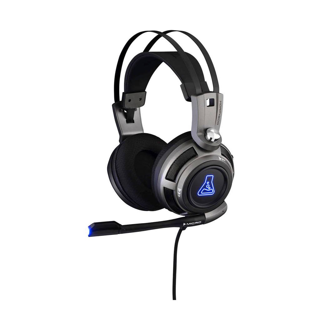 The G-Lab  Korp 200 gaming headset PC/PS4/Xbox, Grijs