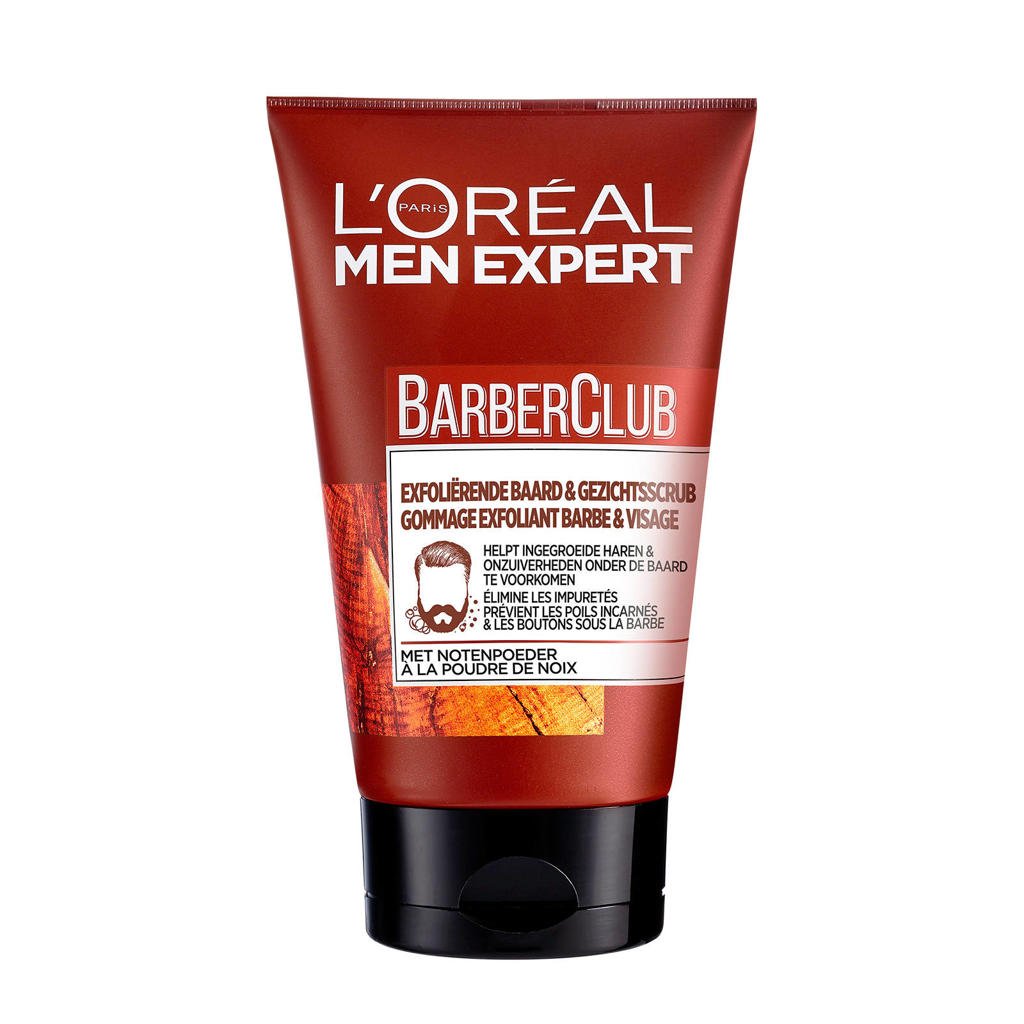 L'Oréal Paris Men Expert BarberClub Exfoliërende baard & gezichtsscrub - 100 ml