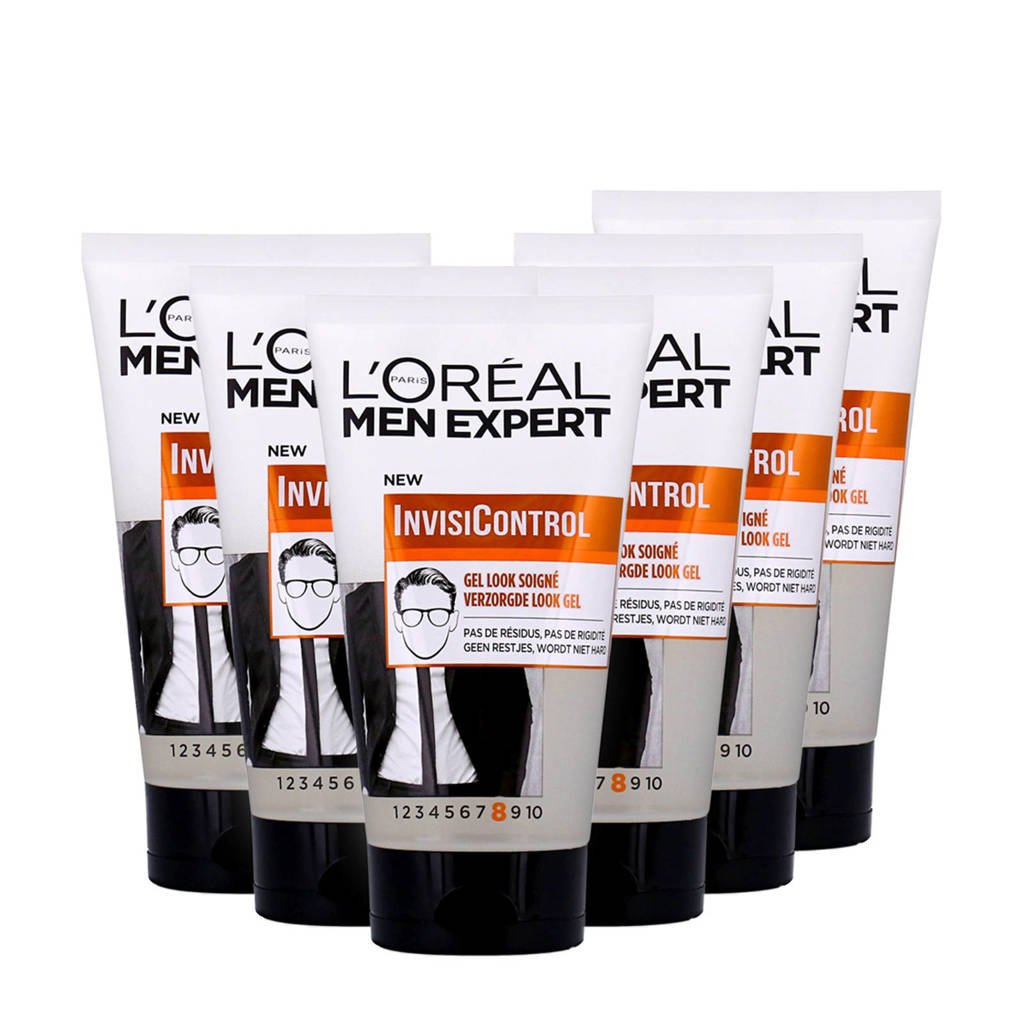 L'Oréal Paris Men Expert Invisible Control gel - 6x 150 ml