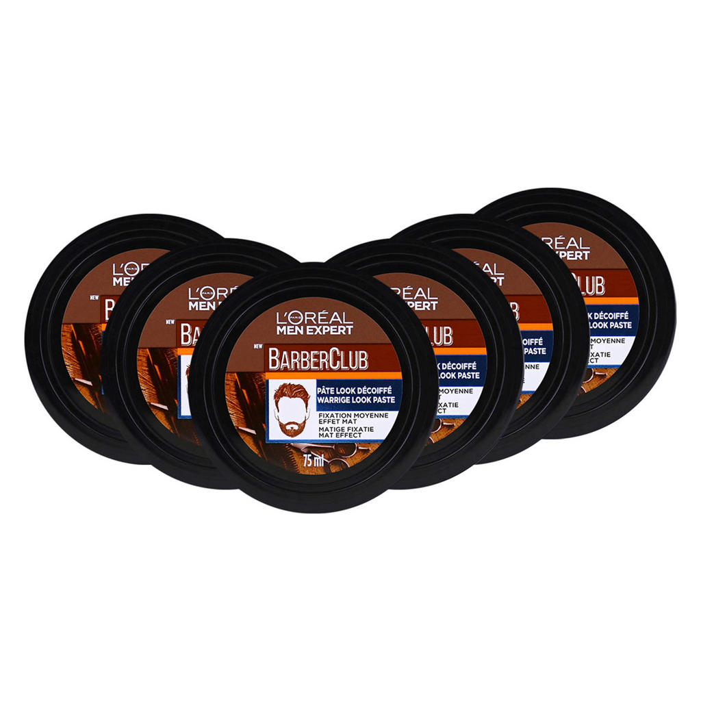L'Oréal Paris Men Expert BarberClub styling paste - 6x 75 ml