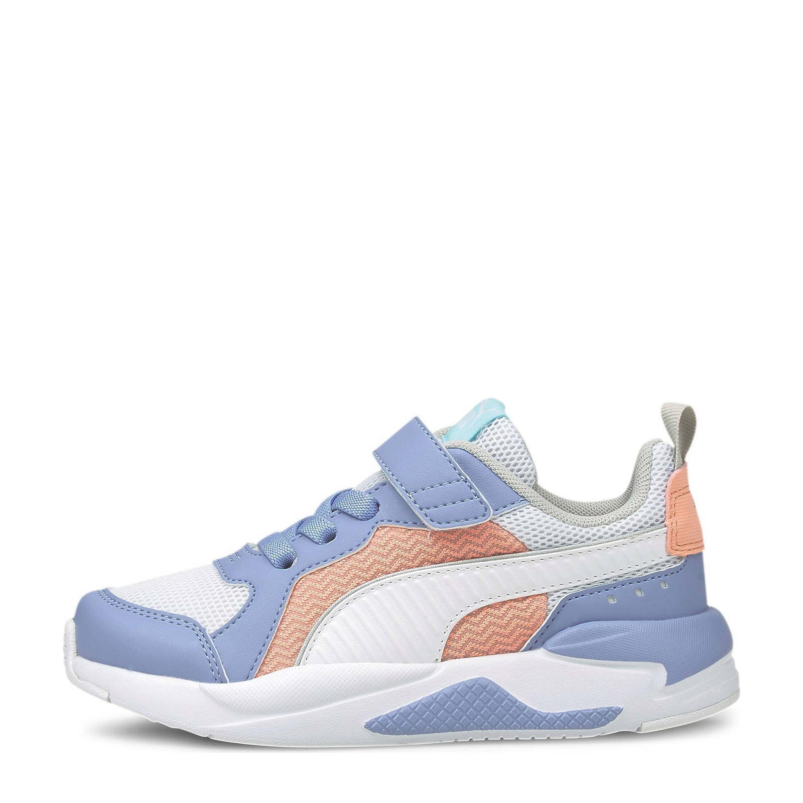 Puma X-Ray Neon Pastel sneakers lichtblauw/wit/abrikoos | wehkamp