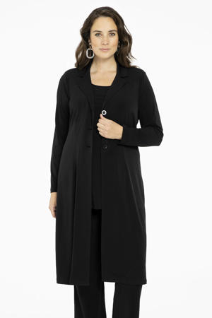 blazer van travelstof DOLCE zwart