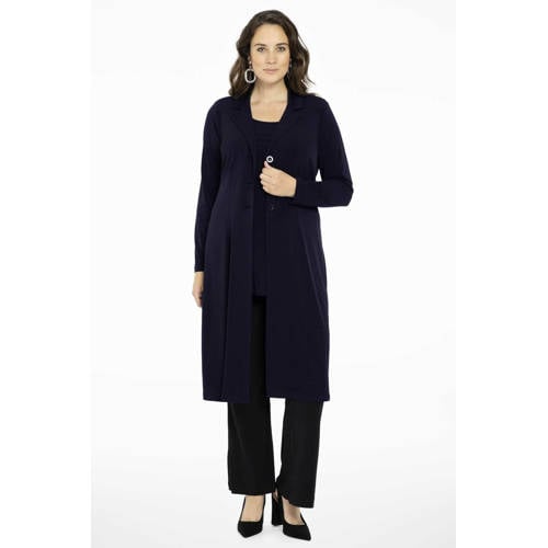 YOEK blazer van travelstof DOLCE donkerblauw afbeelding