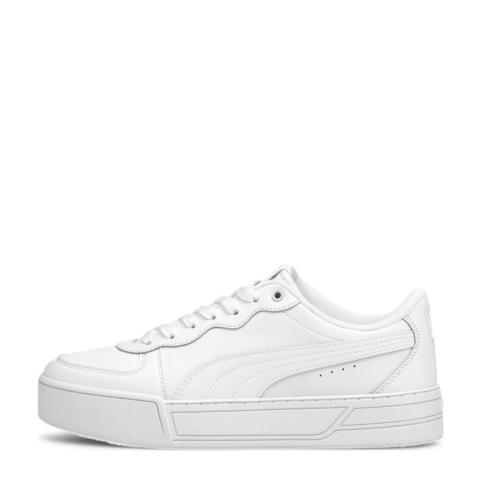Puma Skye leren sneakers wit | wehkamp