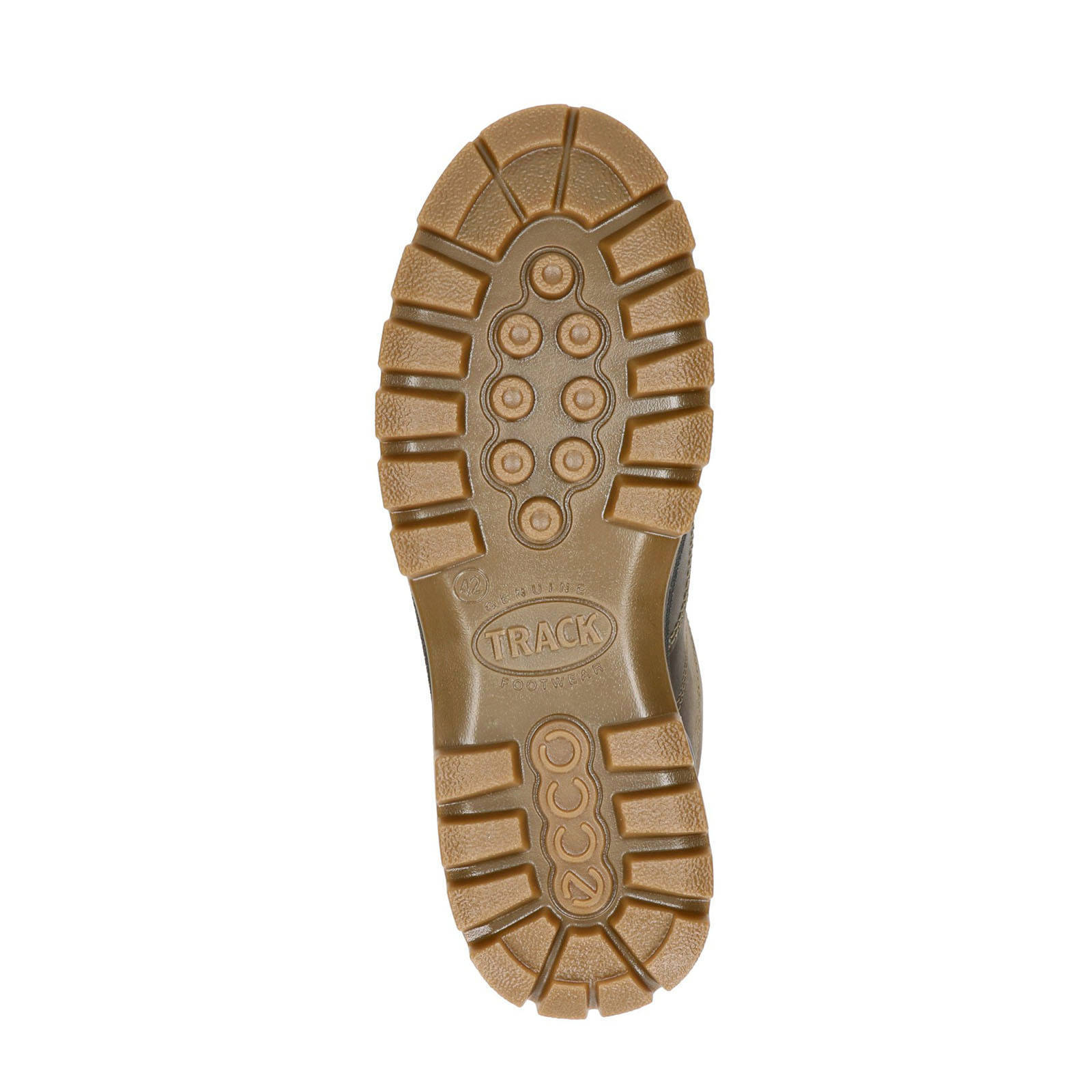 Ecco Track 25 leren veterschoenen bruin | wehkamp