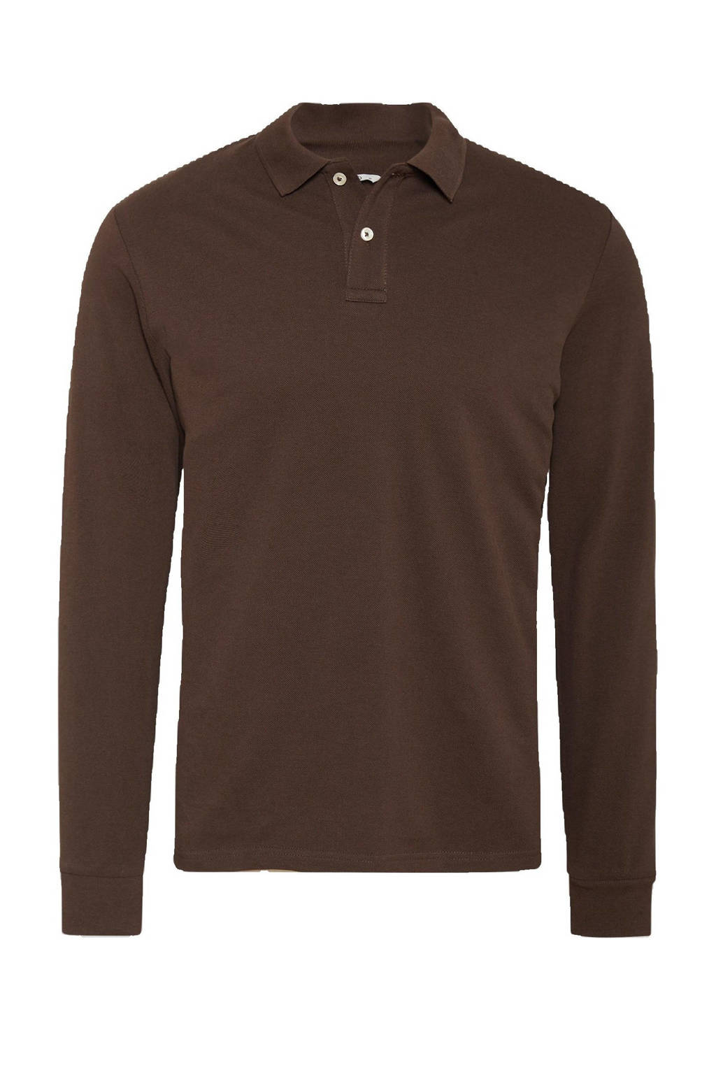 C&A regular fit polo bruin, Bruin
