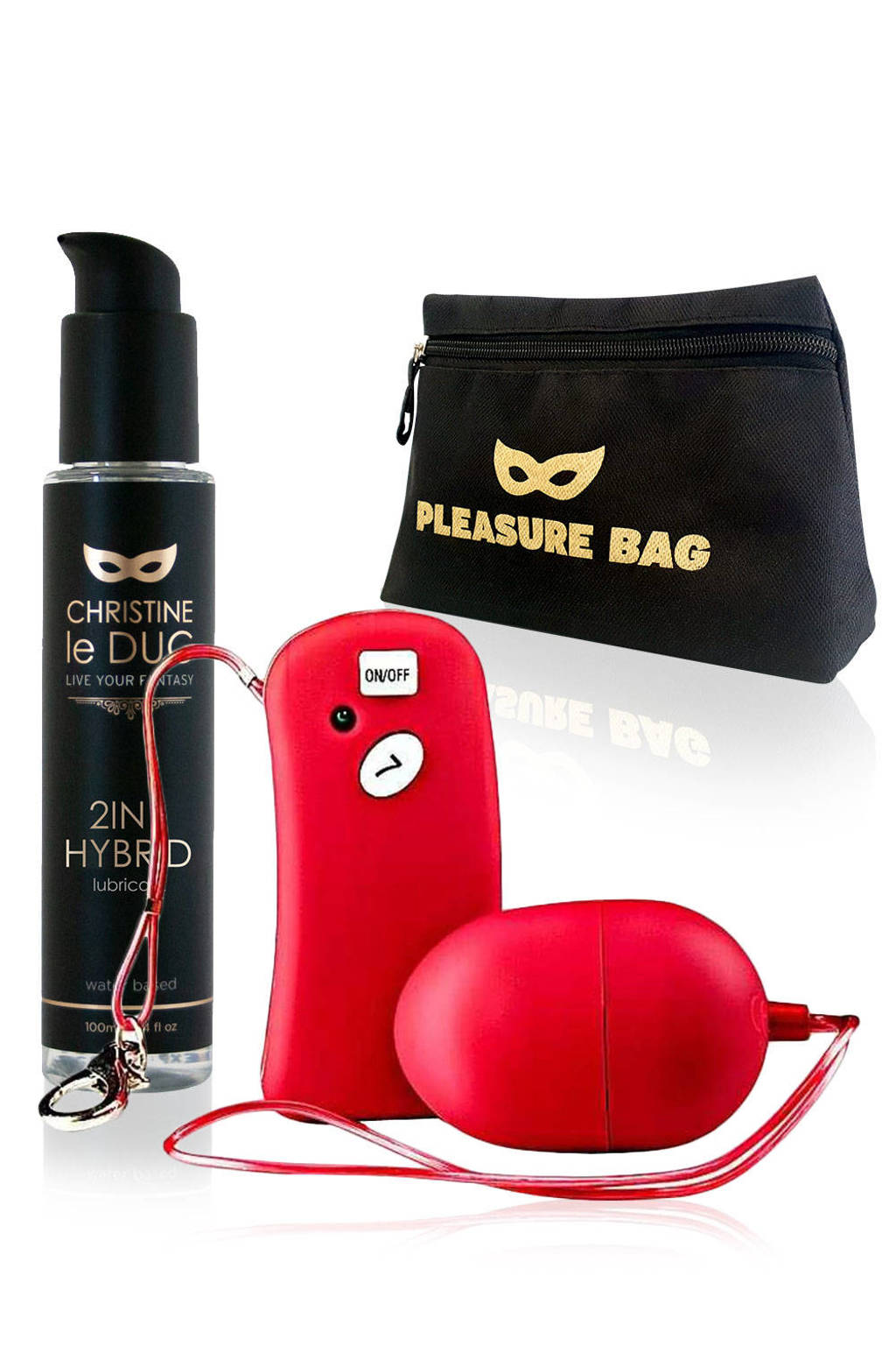 Christine le Duc Togetherness vibrerend ei set, Rood