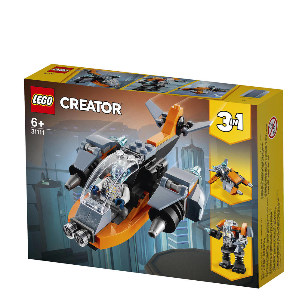 LEGO Creator Cyberdrone 31111 | wehkamp