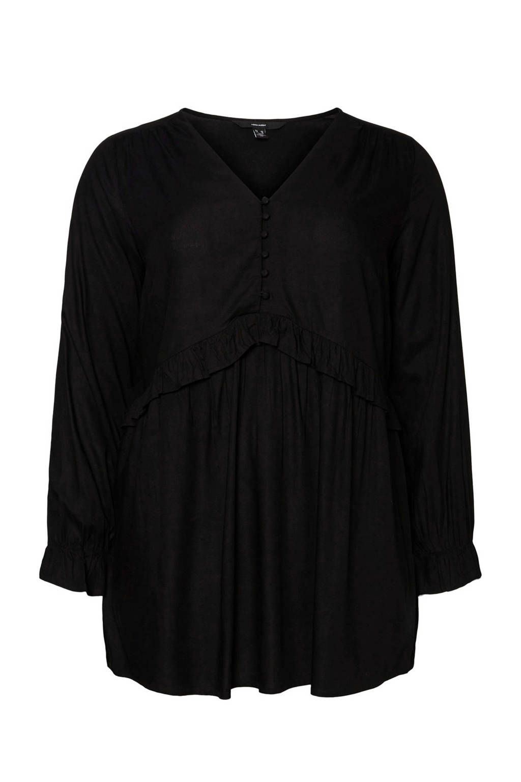VERO MODA CURVE tuniek zwart, Zwart