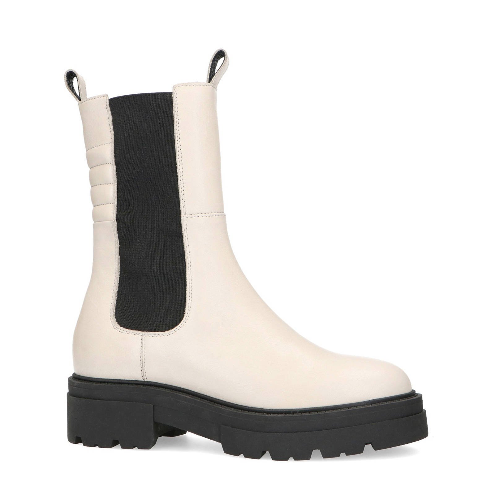 leren chelsea boots off white leren chelsea boots off white
