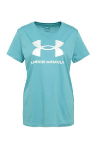 Under Armour sport T-shirt lichtblauw