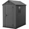 Keter Darwin 46 Tuinhuis - 125,8x184,5x205cm – Grijze Houtlook